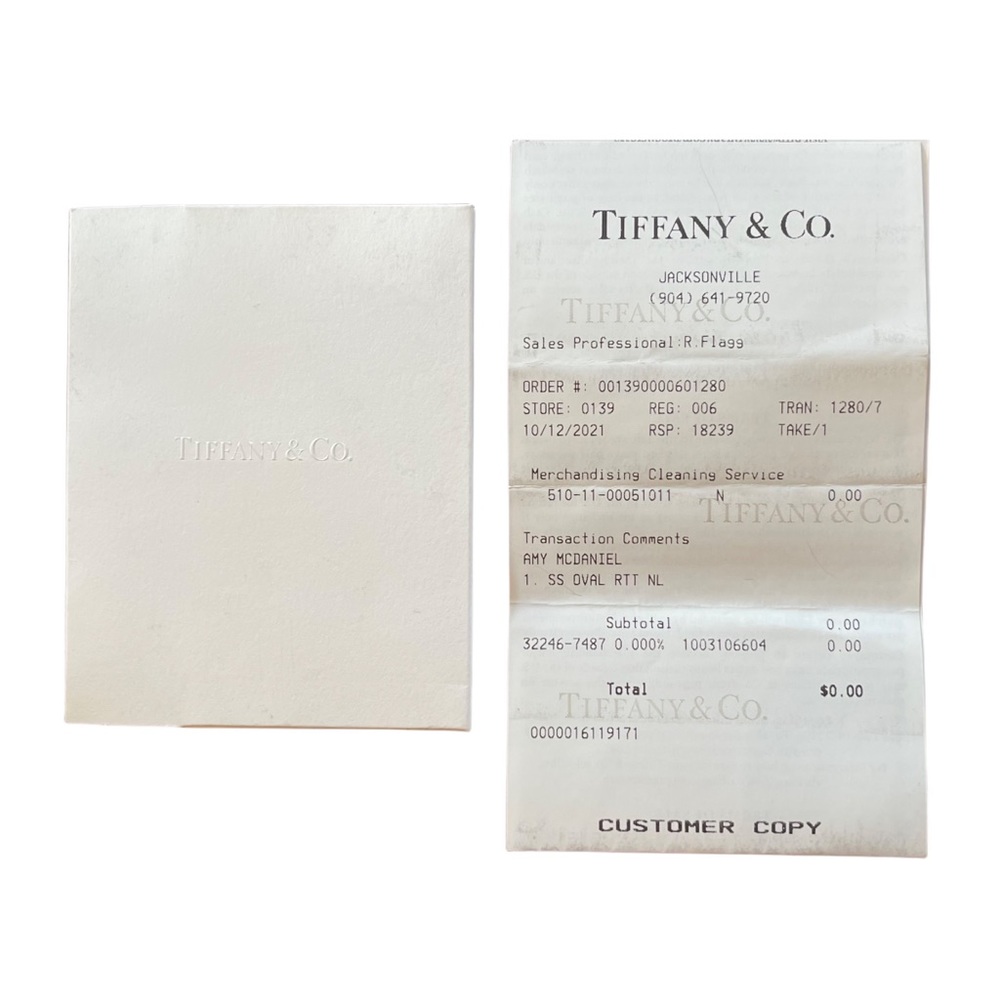 Return to Tiffany & Co. 925 Sterling Necklace Classic and Engravable - Picture 5 of 9